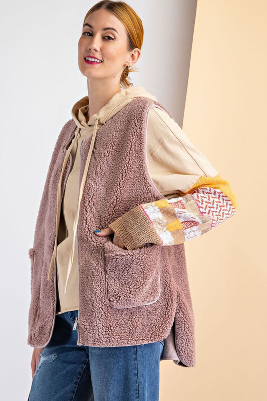 Faux Fur Teddy Vest