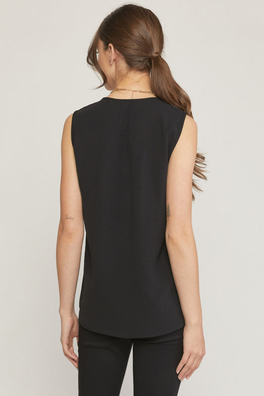 V-Neck Placket Tank