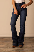 Jennifer Womens Jeans Dark Wash