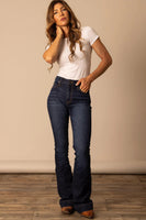 Jennifer Womens Jeans Dark Wash