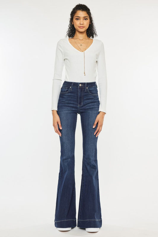 High Rise Super Flare Jeans