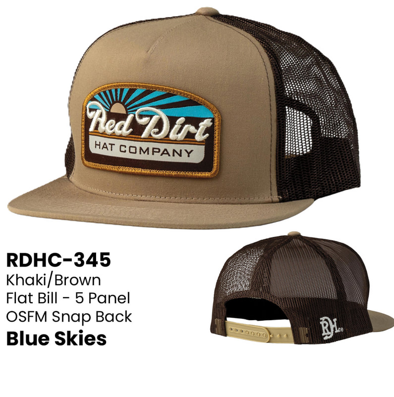 Red Dirt Hat- Blue Skies