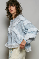 Ivory Lace Poncho