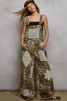 Leopard Oversized Overalls