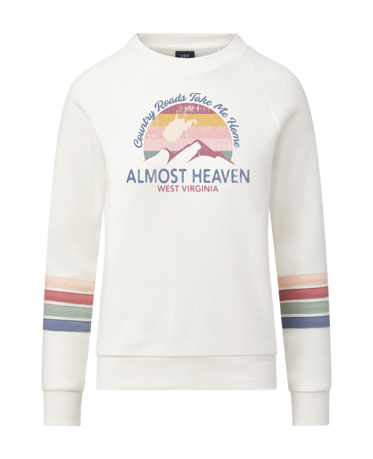 Almost Heaven Take Me Home Stripe SLV