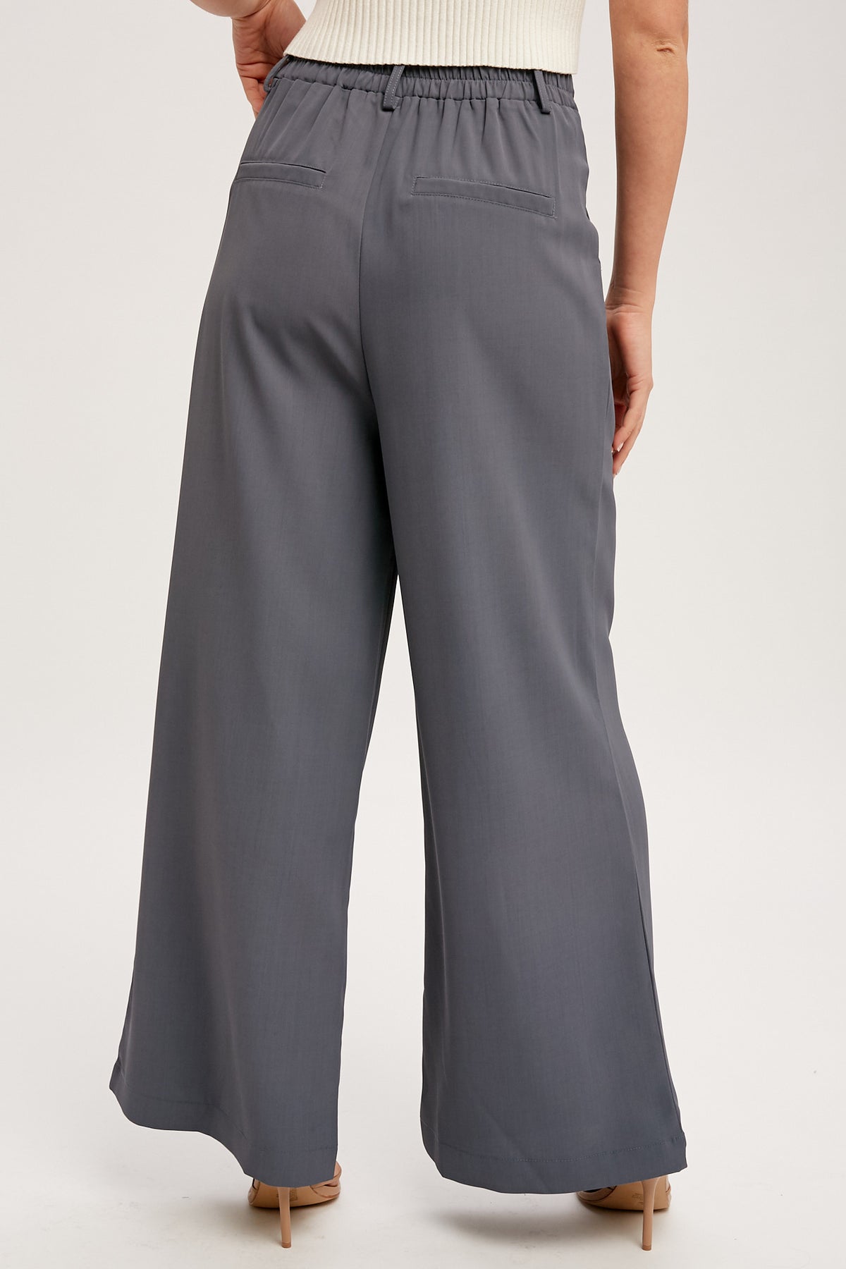 Stand Off Wide Leg Pants