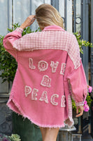 Love and Peace Twill Jacket
