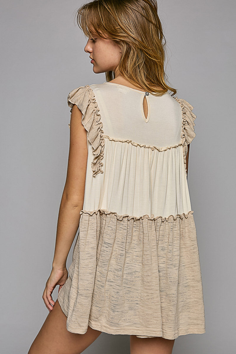 Tunic Top w/ Ruffles