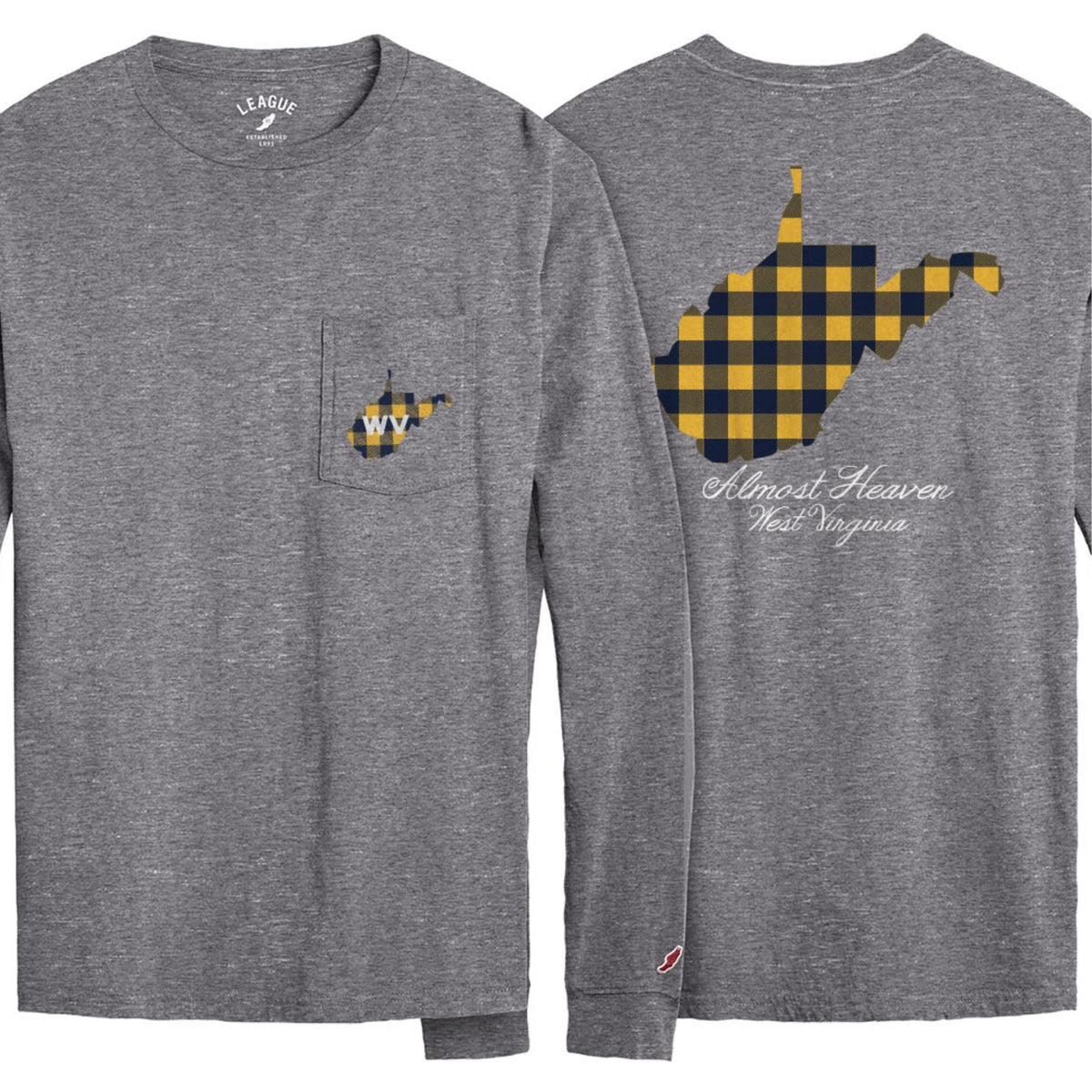 WV Plaid Almost Heaven Long Sleeve
