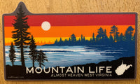 WV Mountain Life Sticker
