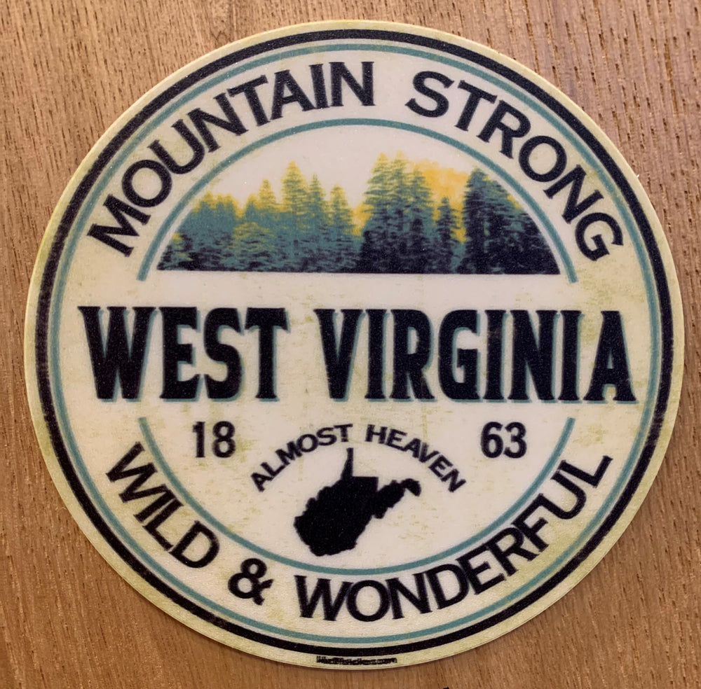 WV Mountain Strong Sticker