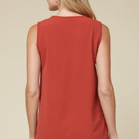 V-Neck Placket Tank