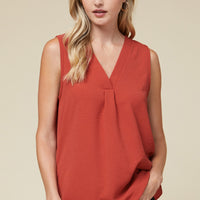 V-Neck Placket Tank