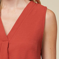 V-Neck Placket Tank