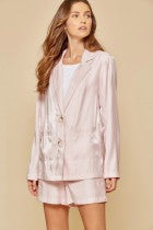 Oversized Shimmer Blazer
