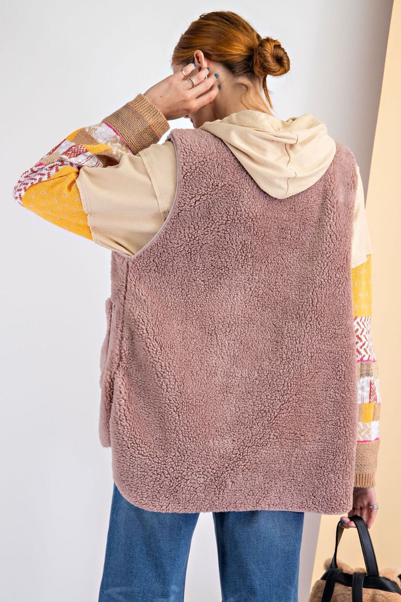 Faux Fur Teddy Vest