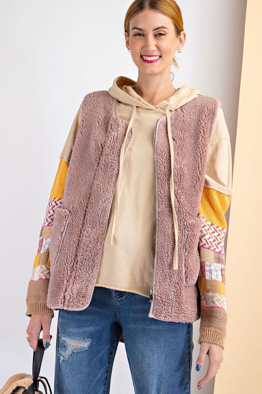 Faux Fur Teddy Vest