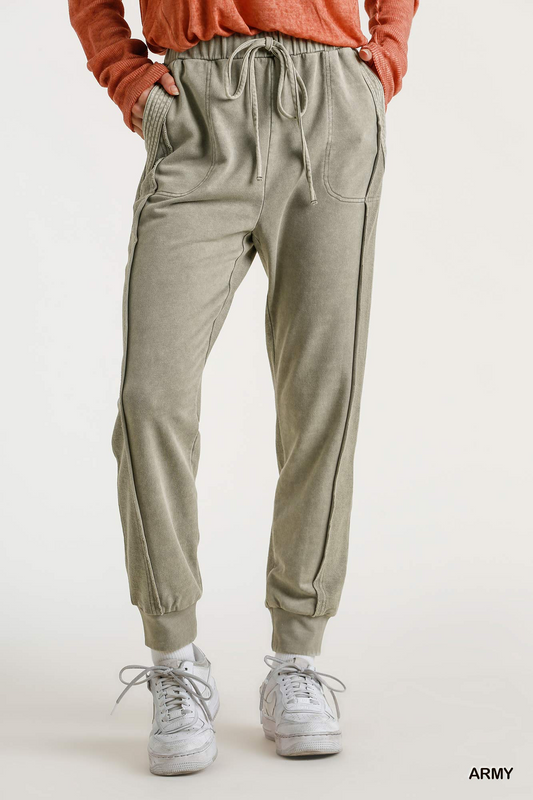 Mineral Wash French Terry Joggers