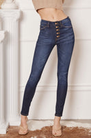 Button Up Simple Skinny Jean
