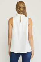 Sleeveless Cowl Neck Top
