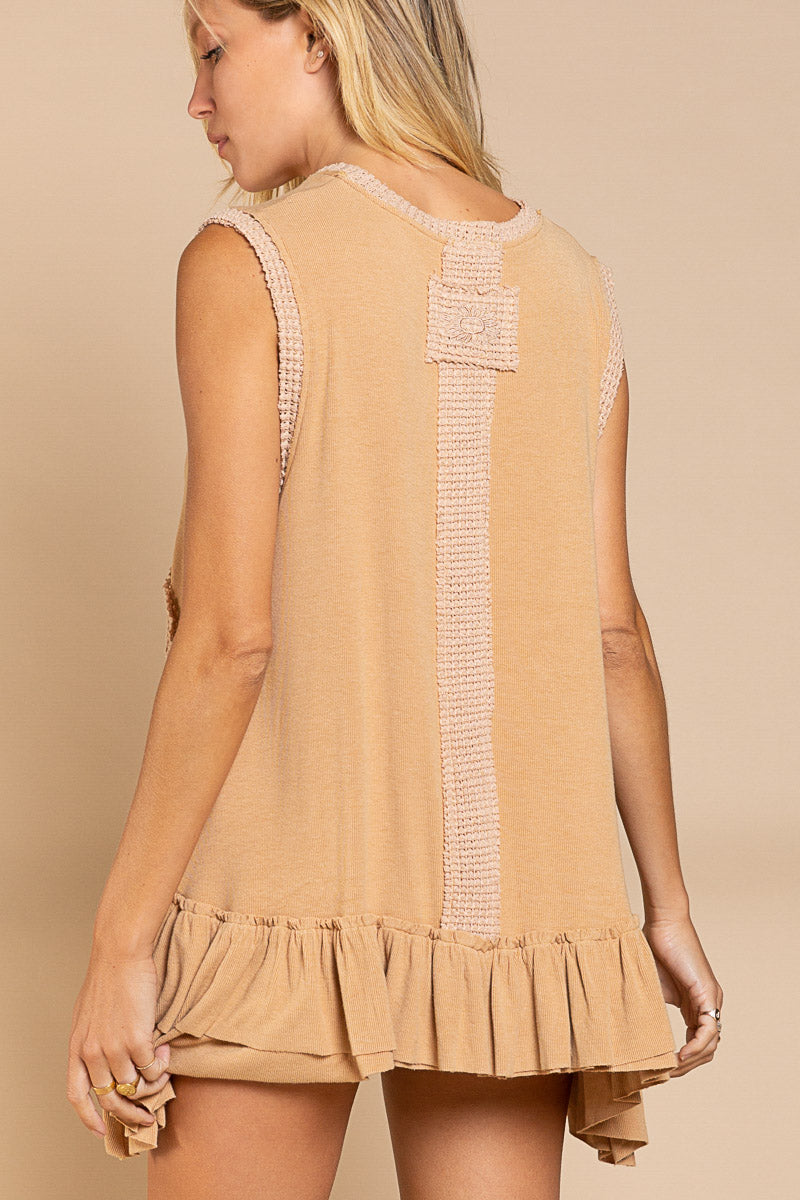 Babydoll Ruffle Sleeveless Dress