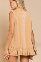 Babydoll Ruffle Sleeveless Dress

