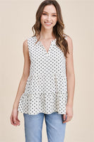 Tiered Polka Dot Top
