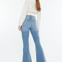 Frayed Hem Flare Jean