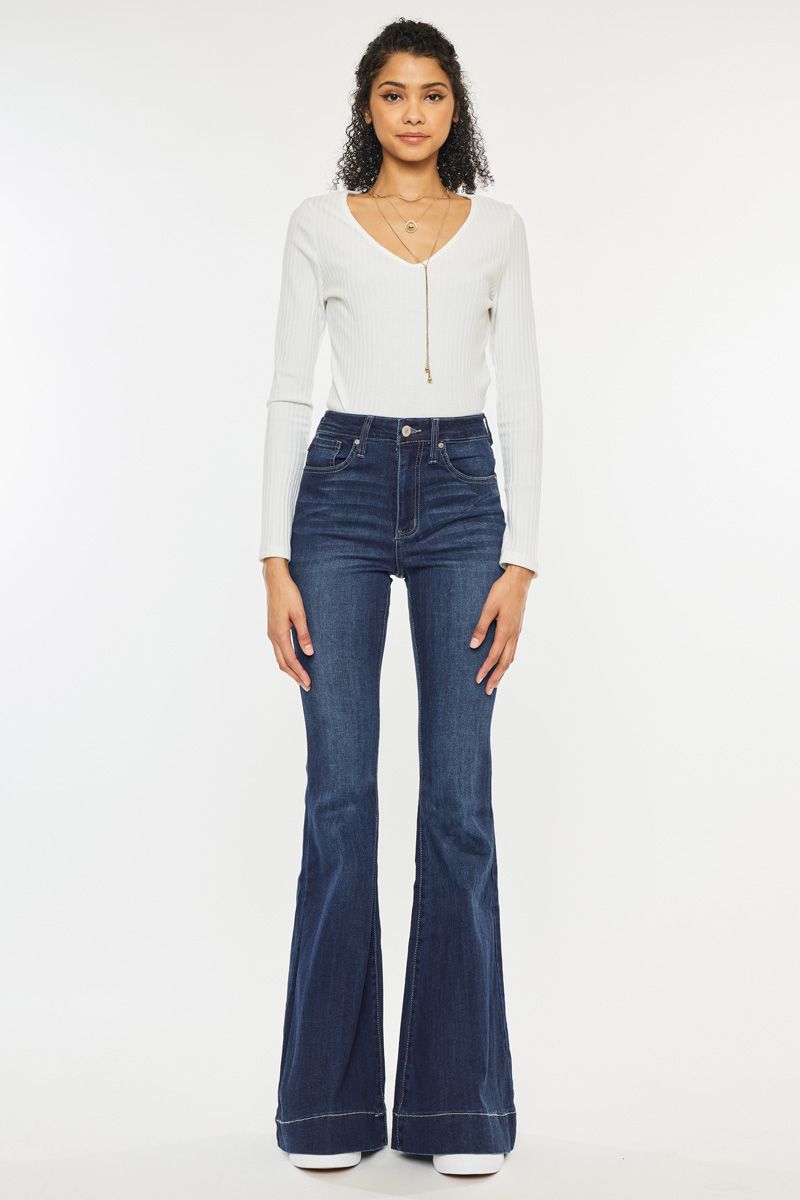 High Rise Super Flare Jeans