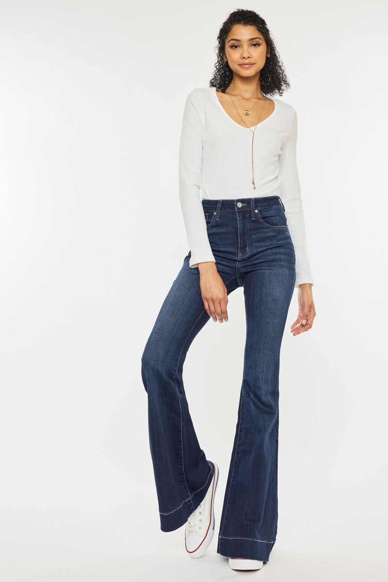 High Rise Super Flare Jeans