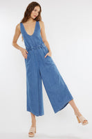Cropped Wide Leg Jumpsuit
