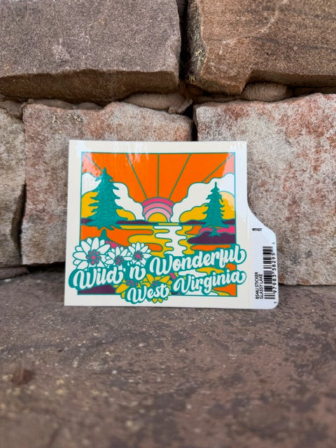 Wild'N Wonderful Sunset Lake Sticker