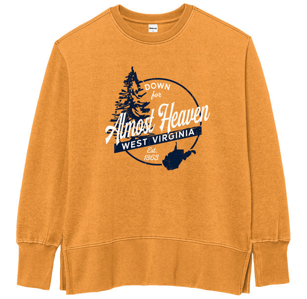 Almost Heaven WV Fleece Crew