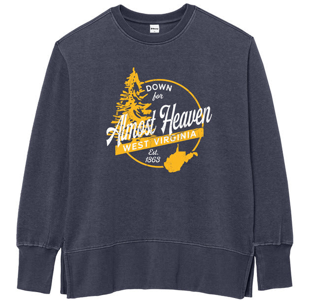 Almost Heaven WV Fleece Crew