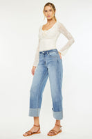 High Rise Crop Wide Leg
