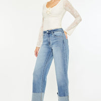 High Rise Crop Wide Leg