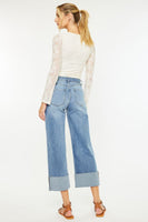 High Rise Crop Wide Leg
