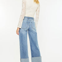 High Rise Crop Wide Leg