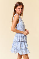 Ruffle Slvless Smocked Dress
