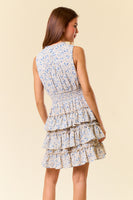 Ruffle Slvless Smocked Dress
