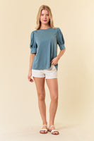 Puff Sleeve Modal Top
