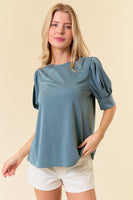 Puff Sleeve Modal Top
