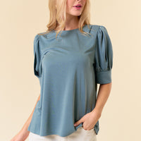 Puff Sleeve Modal Top