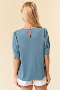 Puff Sleeve Modal Top