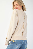 Mineral Wash Tery Knit Top
