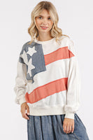 American Flag Patch Top
