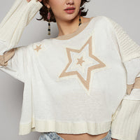 Star Shaped Patch-Work Top