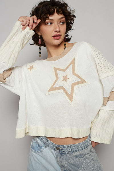 Star Shaped Patch-Work Top