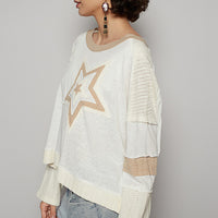 Star Shaped Patch-Work Top