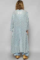 L/S Roomy Fit Kimono
